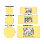 Trio Capas Cilindros Veste Fácil Bobbie Goods Amarelo