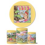 Trio Capas Cilindros + Painel Veste Fácil Bobbie Goods Amarelo