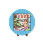 Painel Redondo 50x50 Veste Fácil Bobie Goods Azul