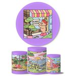 Trio Capas Cilindros + Painel Veste Fácil Bobbie Goods Roxo