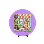 Painel Redondo 50x50 Veste Fácil Bobie Goods Roxo