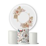 Trio Capas Cilindros + Painel Veste Fácil Boho 8