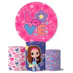 Trio de Capas Cilindros + Painel Veste Fácil Tema Cacau Haxkar 6