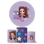 Trio de Capas Cilindros + Painel Veste Fácil Tema Cacau Haxkar 2