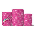 Trio de Capas de Cilindros Veste Fácil C/ Elástico Tema Cacau Haxkar 1