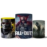 Trio Capas + Painéis Casado Call Of Duty