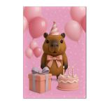 Trio Capas + Painéis Casado Veste Fácil Capivara Aniversário