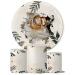Trio Capas Cilindros + Painel Casamento 3 Veste Fácil