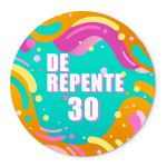 Painel Redondo Veste Fácil C/ Elástico De Repente 30