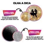 Painel Redondo Veste Fácil C/ Elástico Glitter Roxo