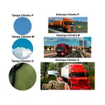 Trio Capas Cilindros Veste Fácil Euro Truck