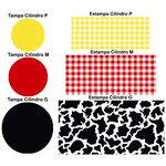 Trio Capas Cilindros Veste Fácil Fazendinha 6