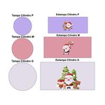 Trio Capas Cilindros + Painel Veste Fácil Feliz Natal 23