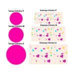 Trio Capas Cilindros + Painel Tema Páscoa 13