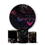 Trio Capas Cilindros + Painel Veste Fácil Floral Dark
