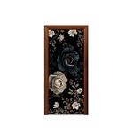 Capa de Porta Tema Floral Dark