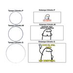 Trio Capas Cilindros + Painel Veste Fácil Flork Surtado
