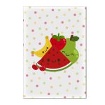Painel Retangular Frutinhas Cute 2