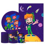 Trio Capas + Painéis Casado Gato Galactico Veste Fácil