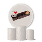 Trio Capas Cilindros + Painel Veste Fácil I Love Me