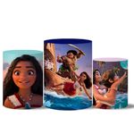 Trio Capas Cilindros Tema Moana 2