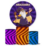 Trio de Capas Cilindros + Painel Veste Fácil Tema Abracadabra