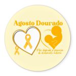 Painel Redondo Veste Fácil C/ Elástico 1,50x1,50 Tema Agosto Dourado