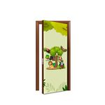 Capa De Porta Veste Fácil Decorativa Tema Bichinhos da Floresta