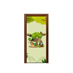 Capa De Porta Veste Fácil Decorativa Tema Bichinhos da Floresta