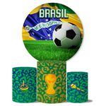 Trio de Capas Cilindros + Painel Veste Fácil Tema Brasil 4