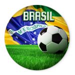 Painel Redondo Veste Fácil C/ Elástico 1,50x1,50 Tema Brasil 4