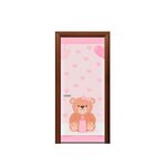 Capa De Porta Veste Fácil Decorativa Tema Chá de Bebê Menina