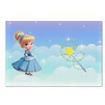 Painel Retangular Horizontal 2,20x1,50 Tema Princesa Cinderela Cute 1