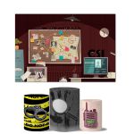 Trio de Capas Cilindros Veste Fácil + Painel Retangular Horizontal Tema CSI