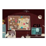 Trio de Capas Cilindros Veste Fácil + Painel Retangular Horizontal Tema CSI