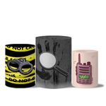 Trio de Capas de Cilindros Veste Fácil C/ Elástico Tema CSI