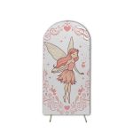  Capa de Painel Romano Veste Fácil C/ Elástico Tema Fadas Encantadas