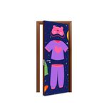 Capa De Porta Veste Fácil Decorativa Tema Festa do Pijama