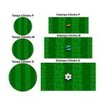 Trio de Capas de Cilindros Veste Fácil C/ Elástico Tema Futebol 5