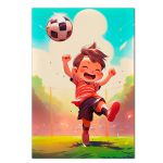 Kit Casado Veste Fácil Trio de Capas Cilindros + Painel Redondo + Painel Retangular Tema Futebol 5