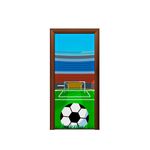 Capa De Porta Veste Fácil Decorativa Tema Futebol 5