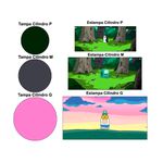 Trio de Capas de Cilindros Veste Fácil C/ Elástico Tema Hora de Aventura 2