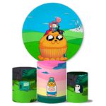 Trio de Capas Cilindros + Painel Veste Fácil Tema Hora de Aventura 2