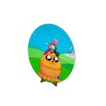 Painel Redondo 50x50 Veste Fácil C/ Elástico Tema Hora de Aventura 2