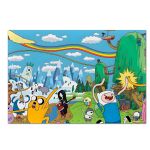 Painel Retangular Horizontal 2,20x1,50 Tema Hora de Aventura 2