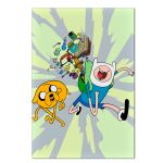 Painel Retangular Passa Varão 1,50x2,20 Tema Hora de Aventura 2