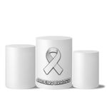 Trio de Capas de Cilindros Veste Fácil C/ Elástico Tema Janeiro Branco 2