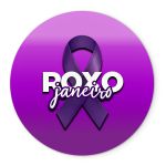 Painel Redondo Veste Fácil C/ Elástico 1,50x1,50 Tema Janeiro Roxo