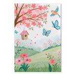 Painel Retangular Passa Varão 1,50x2,20 Tema Jardim Encantado 9