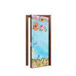 Capa De Porta Veste Fácil Decorativa Tema Jardim Encantado 9